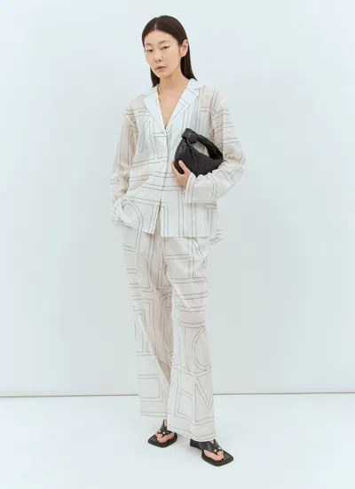 Totême Toteme Women Monogram Pyjama Pants