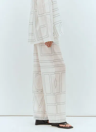 Totême Toteme Women Monogram Pyjama Pants