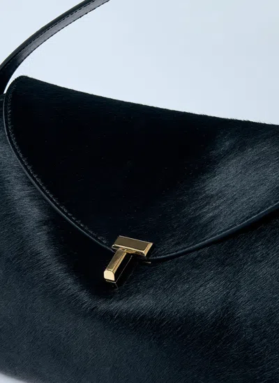 Totême Toteme Women T-lock Pony Hair Top-handle Bag