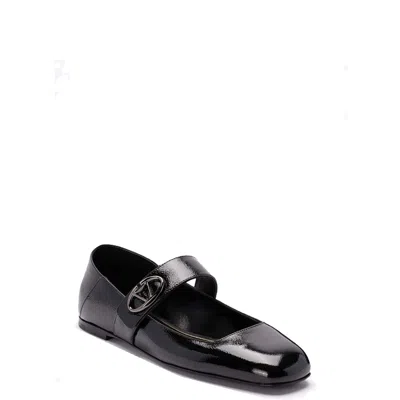 Valentino Garavani Leather Locker Ballerina Flats Women