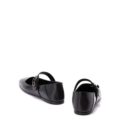 Valentino Garavani Leather Locker Ballerina Flats Women
