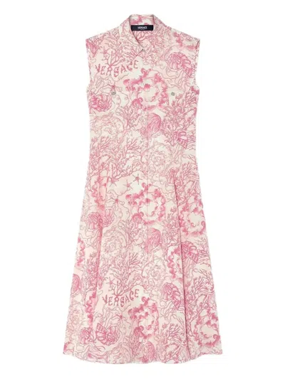 Versace Mini Underwater Barocco Hemdkleid