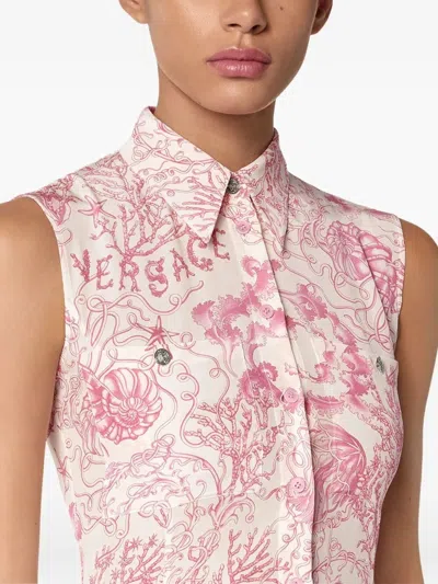 Versace Mini Underwater Barocco Hemdkleid