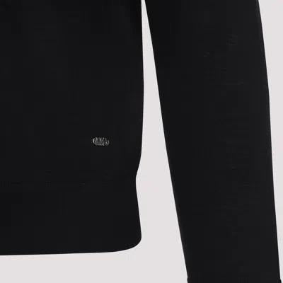Brioni Cashmere High-neck In Cashmere And Silk In Black