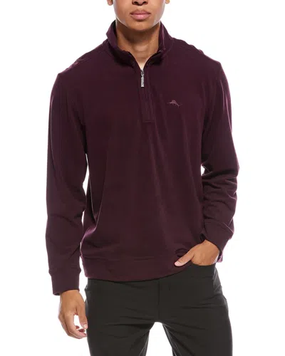 Tommy Bahama Camano Point 1/2-zip Pullover In Purple