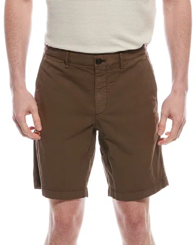 Theory Zaine Tech Chino Short In Brown