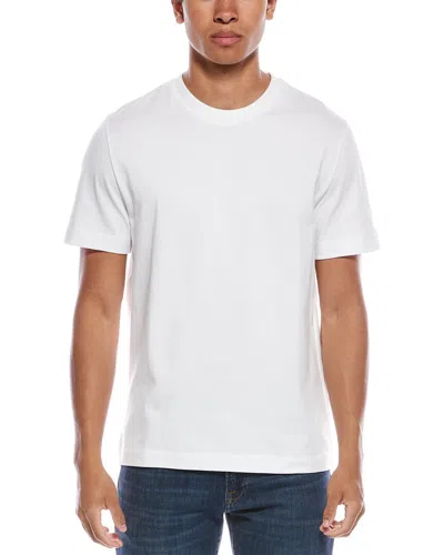 Helmut Lang Logo-embroidered Cotton T-shirt In White