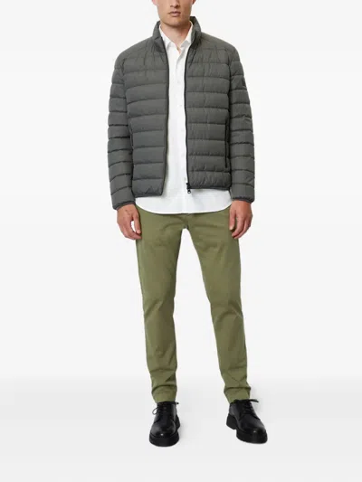 Marc O'polo Quilted Jacket In Gray
