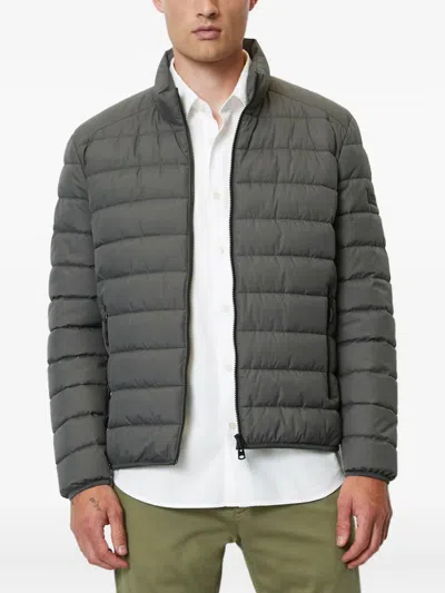 Marc O'polo Quilted Jacket In Gray