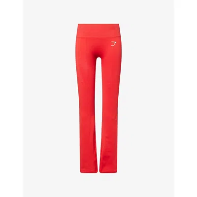 Gymshark Womens  Vital Sculpt Seamless Flared Studio Leggings