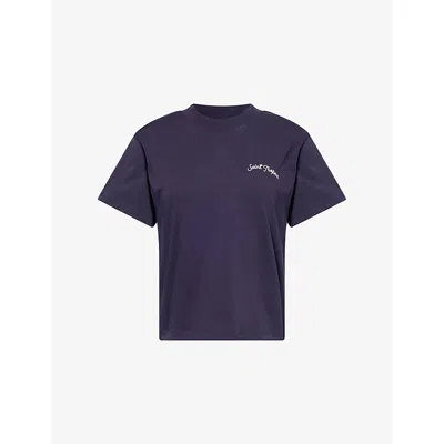 The Couture Club Womens  St Tropez Round-neck Cotton-jersey T-shirt
