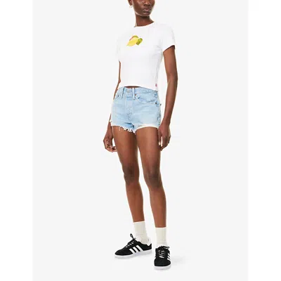 Levi's Womens Levis 501 High-rise Denim Shorts