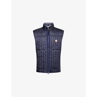 Moncler Genius X Gilga Farm By Donald Glover Tangerine Down Vest In Blue