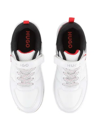 Hugo Boss Logo-embroidered Sneakers In Multi