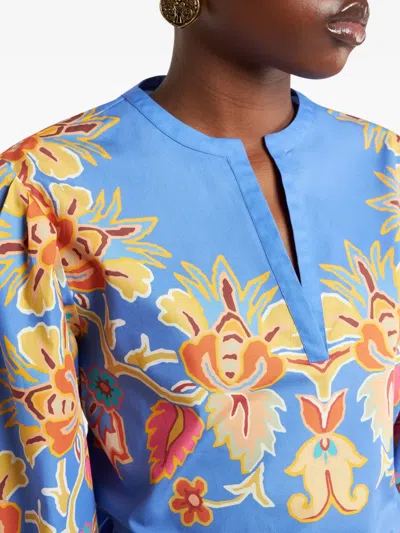 Etro Paisley Split Neck Blouse