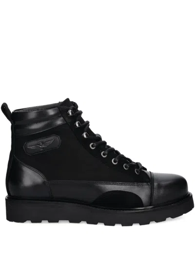 Aeronautica Militare Leather Lace-up Ankle Boots