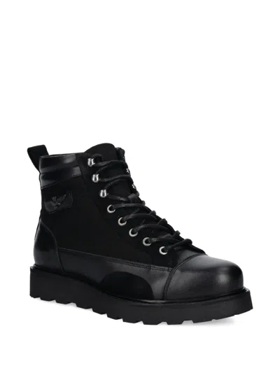 Aeronautica Militare Leather Lace-up Ankle Boots