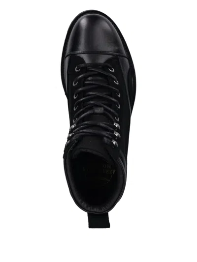 Aeronautica Militare Leather Lace-up Ankle Boots