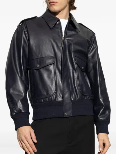 Givenchy Aviator Jacket In Leather