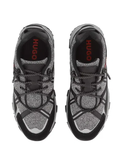 Hugo Boss Panelled Sneakers In Multi