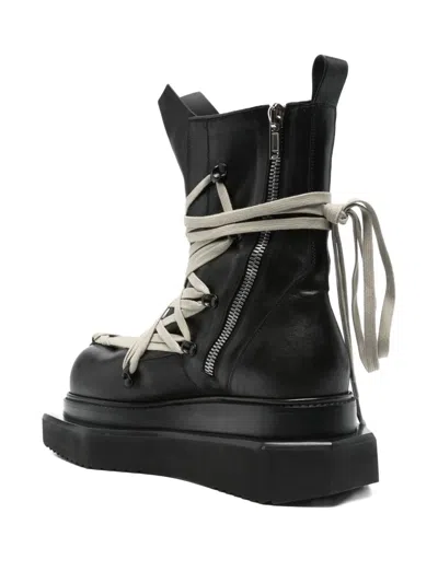 Rick Owens Megalace Turbo Cyclops Boot Boots Black In Black