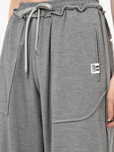 Miharayasuhiro Inside Out Track Pants In Gray
