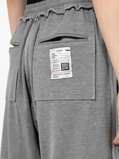 Miharayasuhiro Inside Out Track Pants In Gray