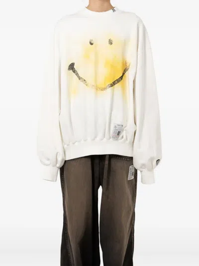 Miharayasuhiro Smiley Face-print Sweatshirt