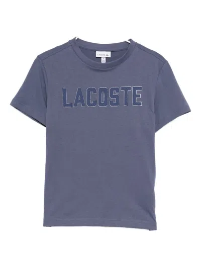 Lacoste Short-sleeved T-shirt In Purple