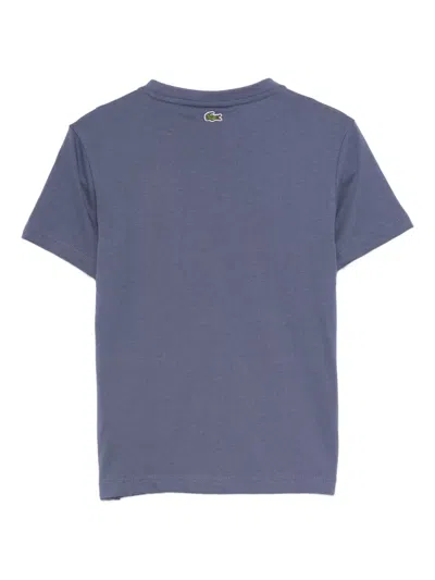 Lacoste Short-sleeved T-shirt In Purple