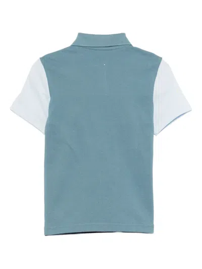 Lacoste Short-sleeved Polo Shirt In Blue