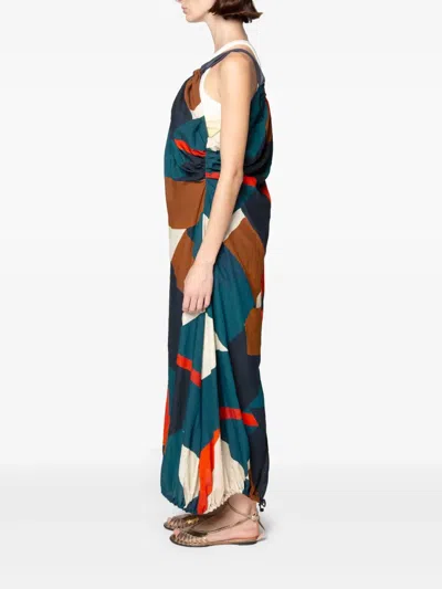 Muller Of Yoshiokubo Midikleid Mit Geometrischem Print