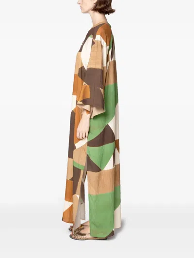 Muller Of Yoshiokubo Midikleid Mit Geometrischem Print