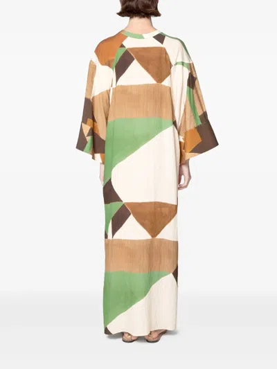 Muller Of Yoshiokubo Midikleid Mit Geometrischem Print