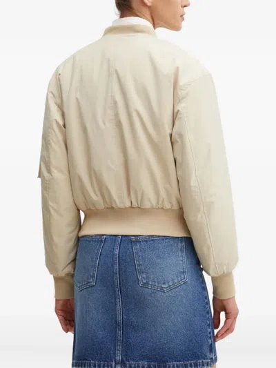Apc Zip-pocket Bomber Jacket In Neutral