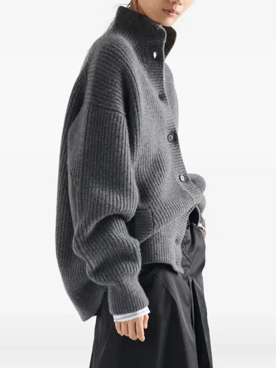 Prada Ausgestellter Rock Aus Re-nylon
