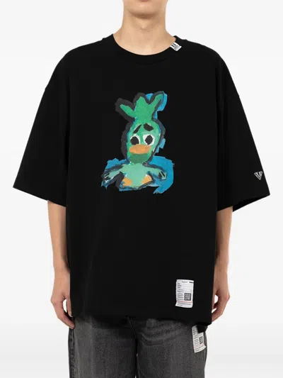 Miharayasuhiro Leon T-shirt Mit Enten-print In Black