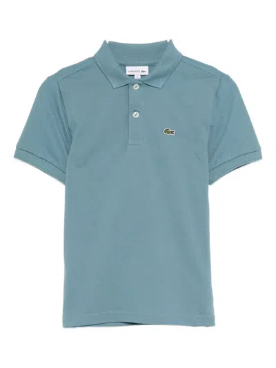 Lacoste Short-sleeved Polo Shirt In Blue