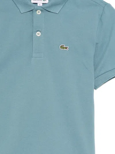 Lacoste Short-sleeved Polo Shirt In Blue