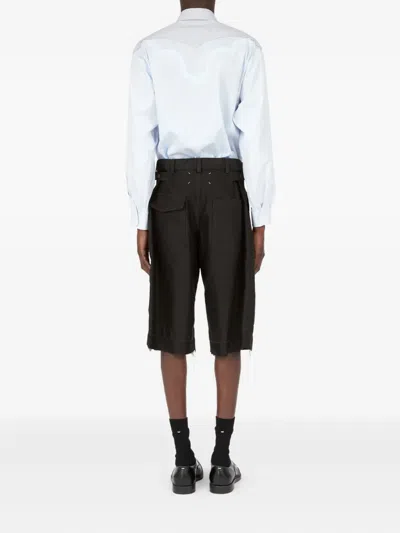 Maison Margiela Utility-shorts Aus Baumwolle In Brown