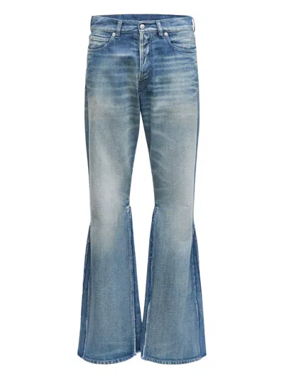 Mm6 Maison Margiela Denim Wide-leg Jeans In Blue