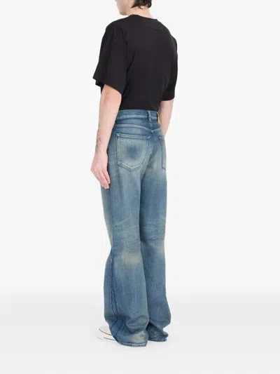 Mm6 Maison Margiela Denim Wide-leg Jeans In Blue