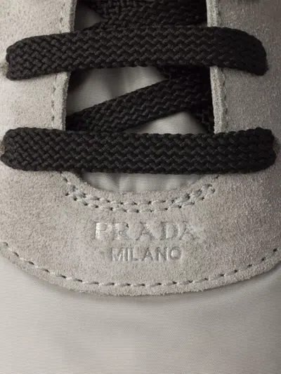 Prada Collapse Sneakers In Gray