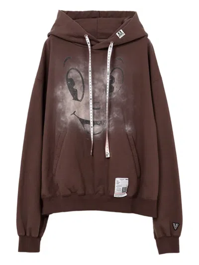 Miharayasuhiro Happy Face-print Hoodie