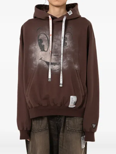 Miharayasuhiro Happy Face-print Hoodie