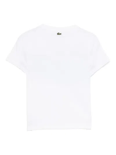 Lacoste Graphic-printed T-shirt In White