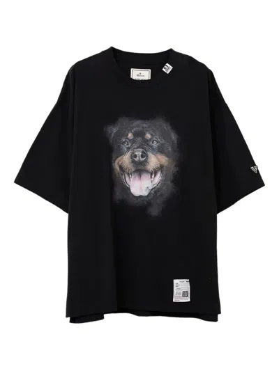 Miharayasuhiro Maison Mihara Yasuhiro Round Neck T-shirt In Black