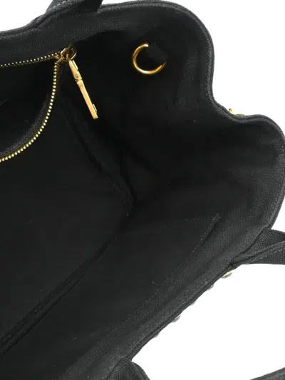 Pre-owned Prada 2010s Canapa Tote Bag In Black
