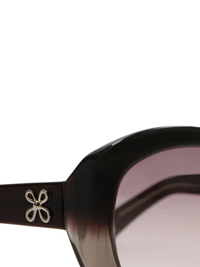 渐色椭圆框太阳眼镜