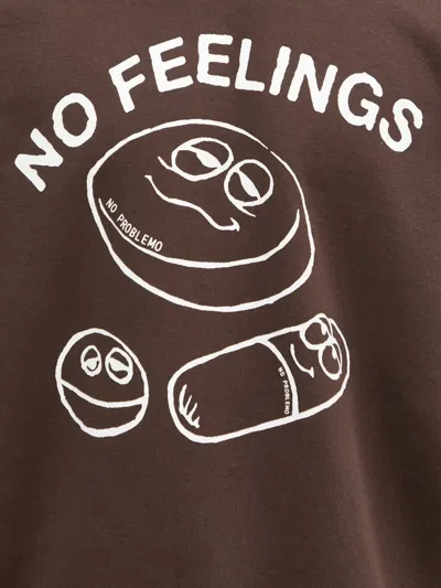 Aries Graphic-print Sweatshirt In Brown